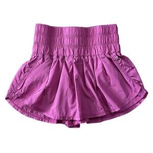 Free People Movement The Way Home High Waisted Skort Shorts Pink Size Medium